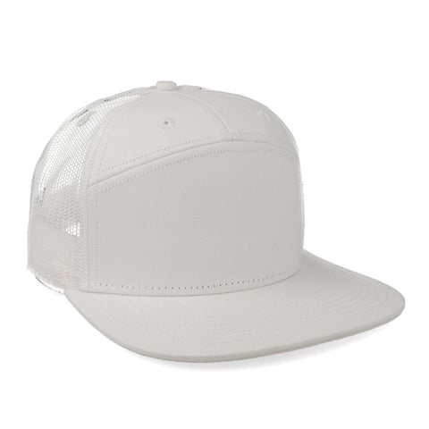 Gorra 2CAP Snapback 7 Panel Blanca Unitalla