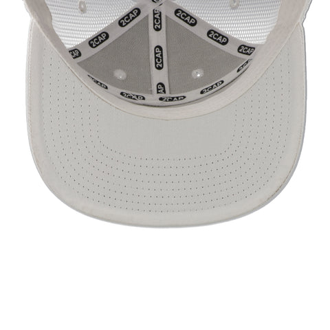 Gorra 2CAP Snapback 7 Panel Blanca Unitalla