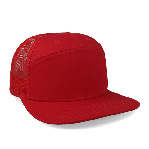 Gorra 2CAP Snapback 7 Panel Roja Unitalla