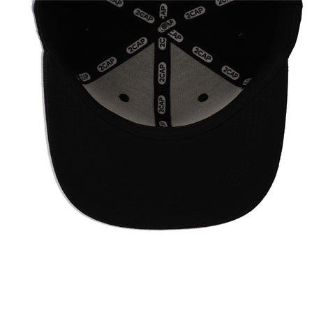 Gorra 2CAP Snapback Acrílico Negra Unitalla