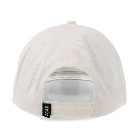 Gorra 2CAP Snapback Acrílico Blanca Unitalla