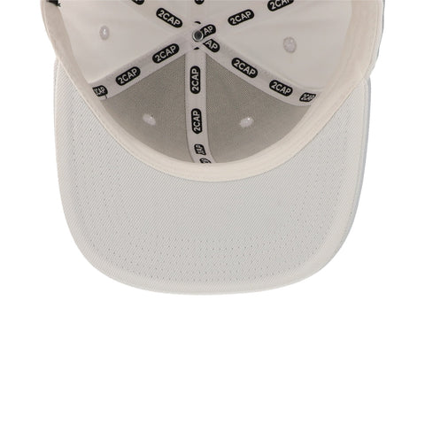 Gorra 2CAP Snapback Acrílico Blanca Unitalla