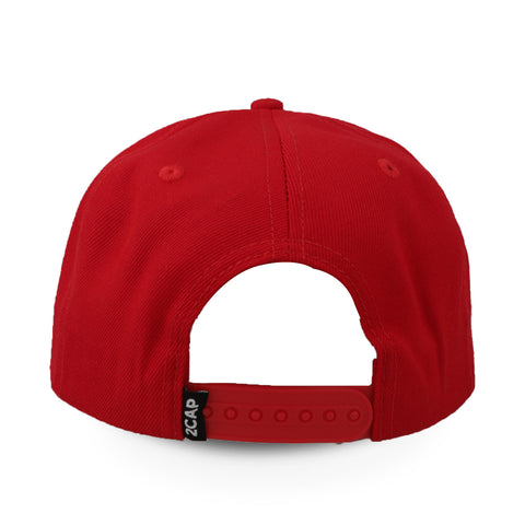 Gorra 2CAP Snapback Acrílico Roja Unitalla