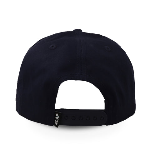 Gorra 2CAP Snapback Algodón 5 Panel Marino Unitalla