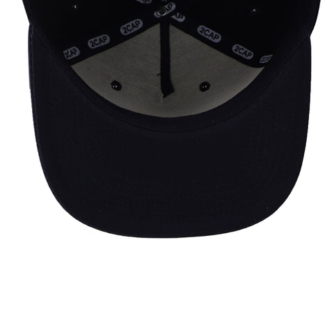 Gorra 2CAP Snapback Algodón 5 Panel Marino Unitalla
