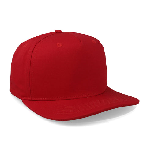 Gorra 2CAP Snapback Algodón 5 Panel Roja Unitalla