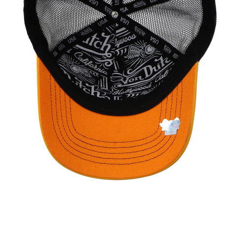 Gorra Von Dutch Flames Trucker Negra Unitalla