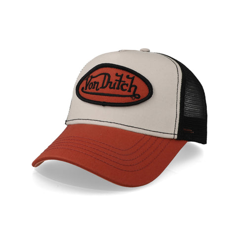 Gorra Von Dutch Staple Trucker Naranja Unitalla