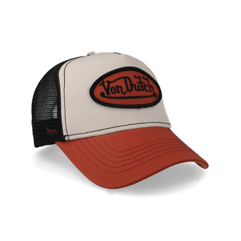 Gorra Von Dutch Staple Trucker Naranja Unitalla
