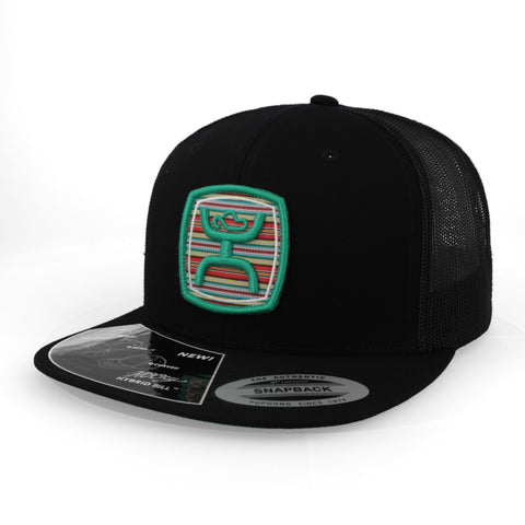Gorra Hooey 6 Panel Negra Unitalla