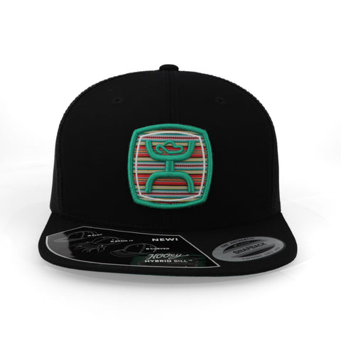 Gorra Hooey 6 Panel Negra Unitalla