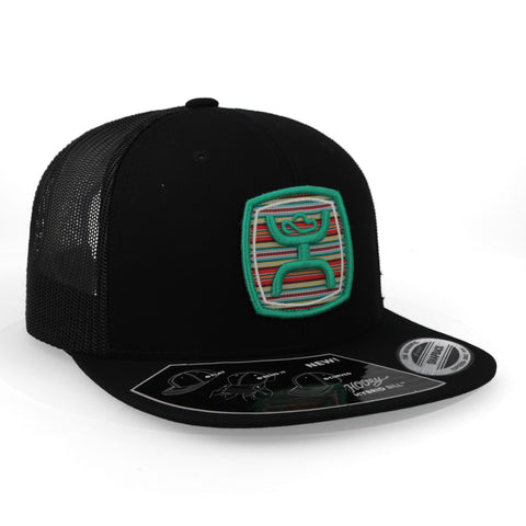 Gorra Hooey 6 Panel Negra Unitalla